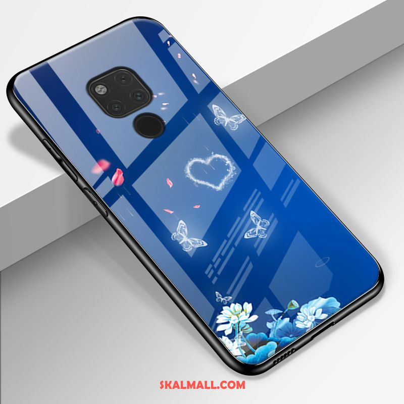 Huawei Mate 20 X Skal Glas All Inclusive Mobil Telefon Enkel Blommor Online