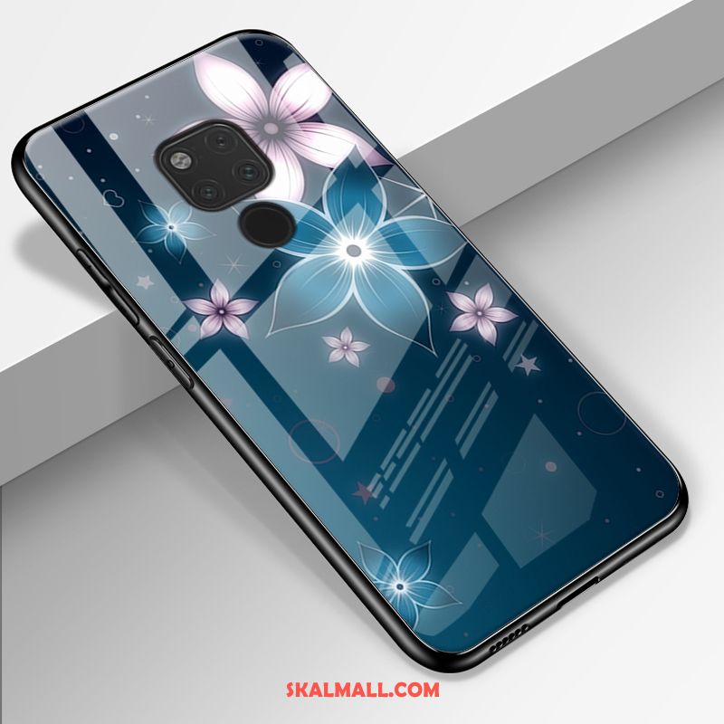 Huawei Mate 20 X Skal Glas All Inclusive Mobil Telefon Enkel Blommor Online