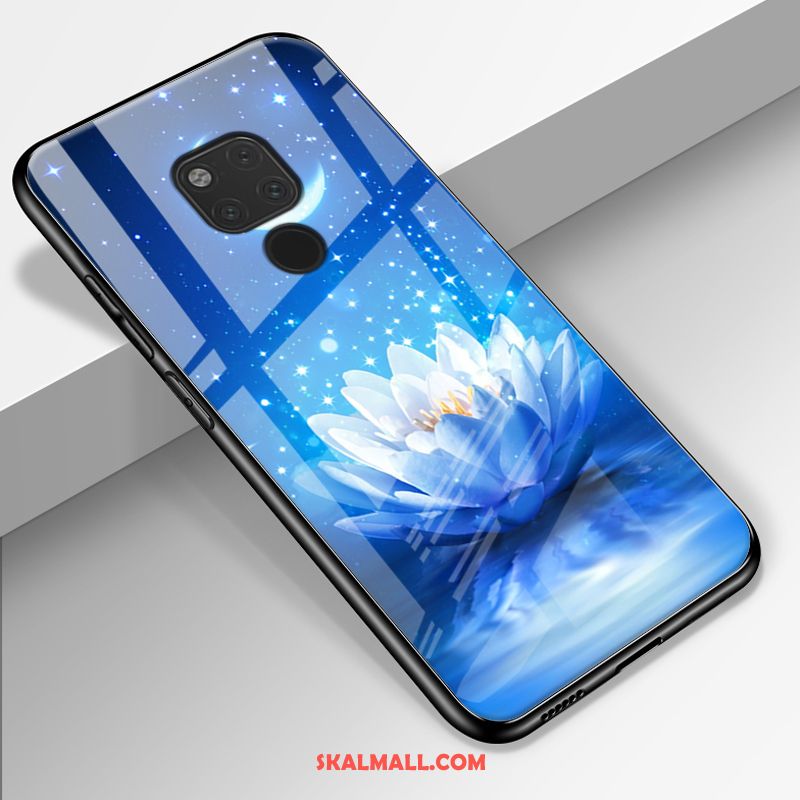 Huawei Mate 20 X Skal Glas All Inclusive Mobil Telefon Enkel Blommor Online