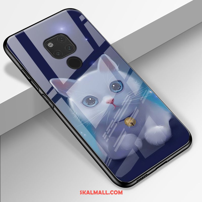 Huawei Mate 20 X Skal Glas All Inclusive Mobil Telefon Enkel Blommor Online