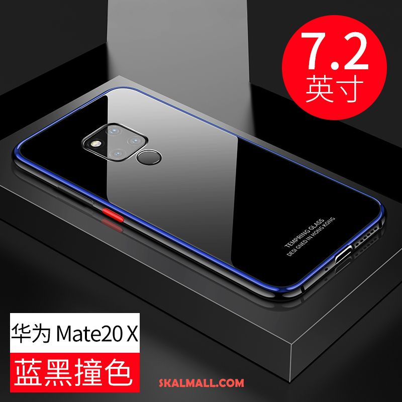 Huawei Mate 20 X Skal Högt Utbud Blå Fallskydd Metall All Inclusive Billigt