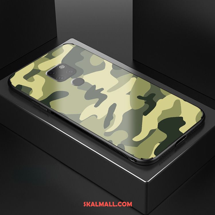 Huawei Mate 20 X Skal Kamouflage Mobil Telefon Cool Grön Spegel Fodral Rea
