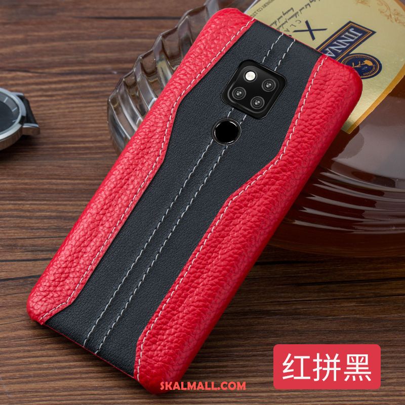 Huawei Mate 20 X Skal Skydd Mobil Telefon Fallskydd Röd Skärmskydd Film På Nätet