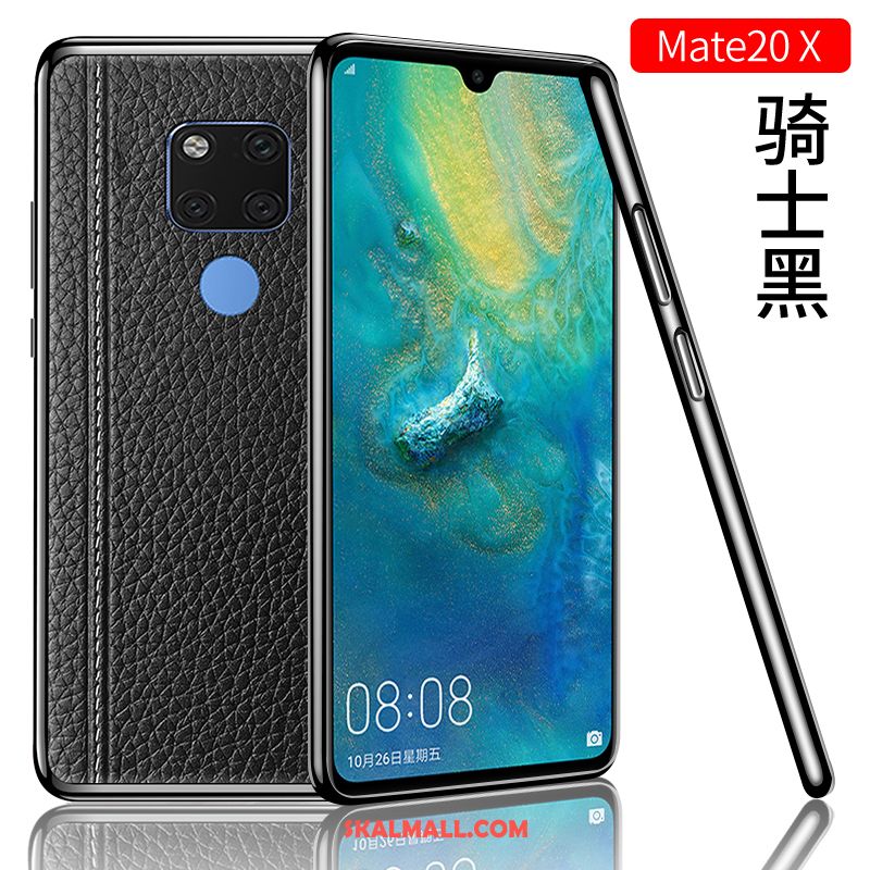 Huawei Mate 20 X Skal Skydd Personlighet Äkta Läder All Inclusive Fallskydd Till Salu