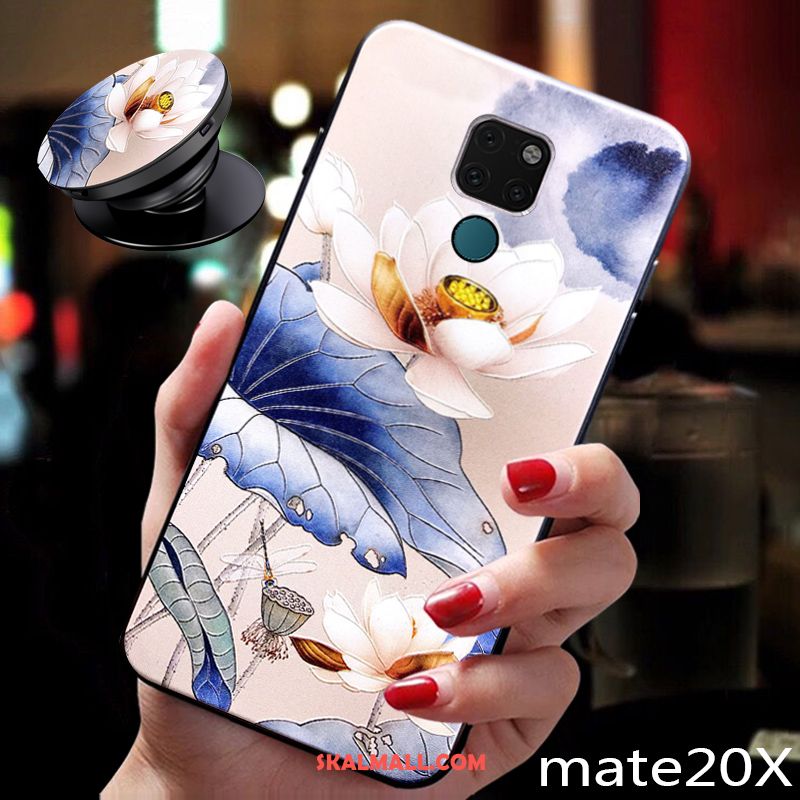 Huawei Mate 20 X Skal Trend Kinesisk Stil Fallskydd Personlighet Silikon Fodral Till Salu