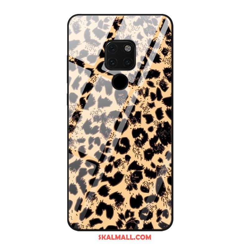 Huawei Mate 20 X Skal Trend Purpur Leopard Net Red Anpassa Till Salu