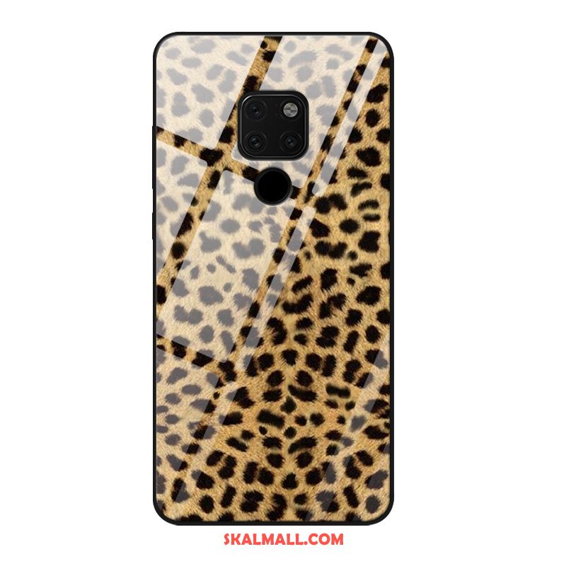 Huawei Mate 20 X Skal Trend Purpur Leopard Net Red Anpassa Till Salu