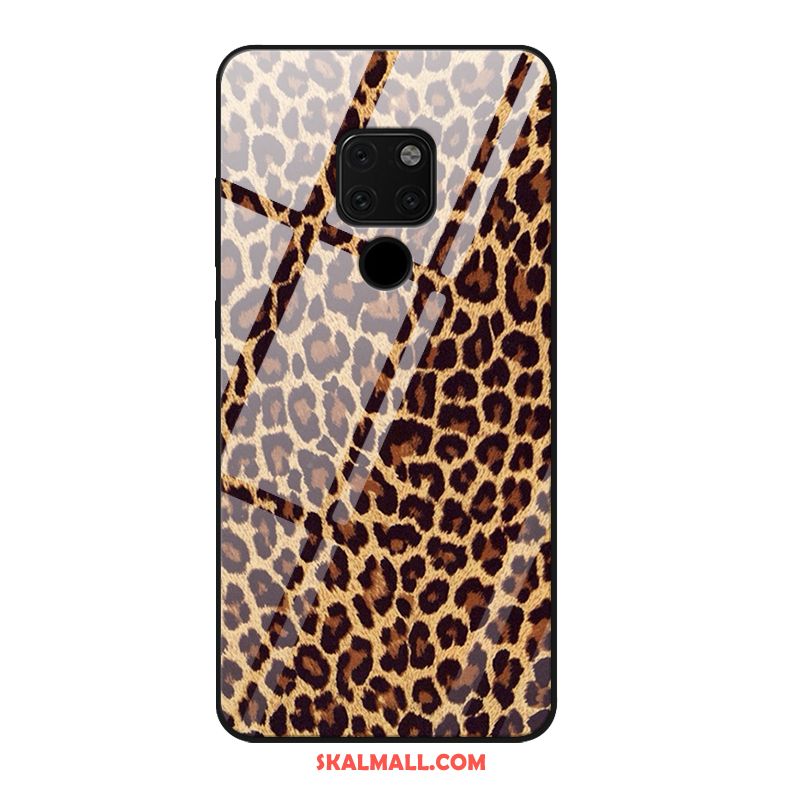 Huawei Mate 20 X Skal Trend Purpur Leopard Net Red Anpassa Till Salu