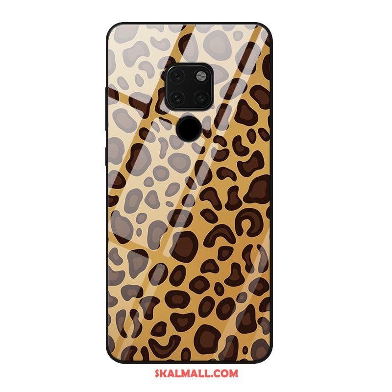 Huawei Mate 20 X Skal Trend Purpur Leopard Net Red Anpassa Till Salu