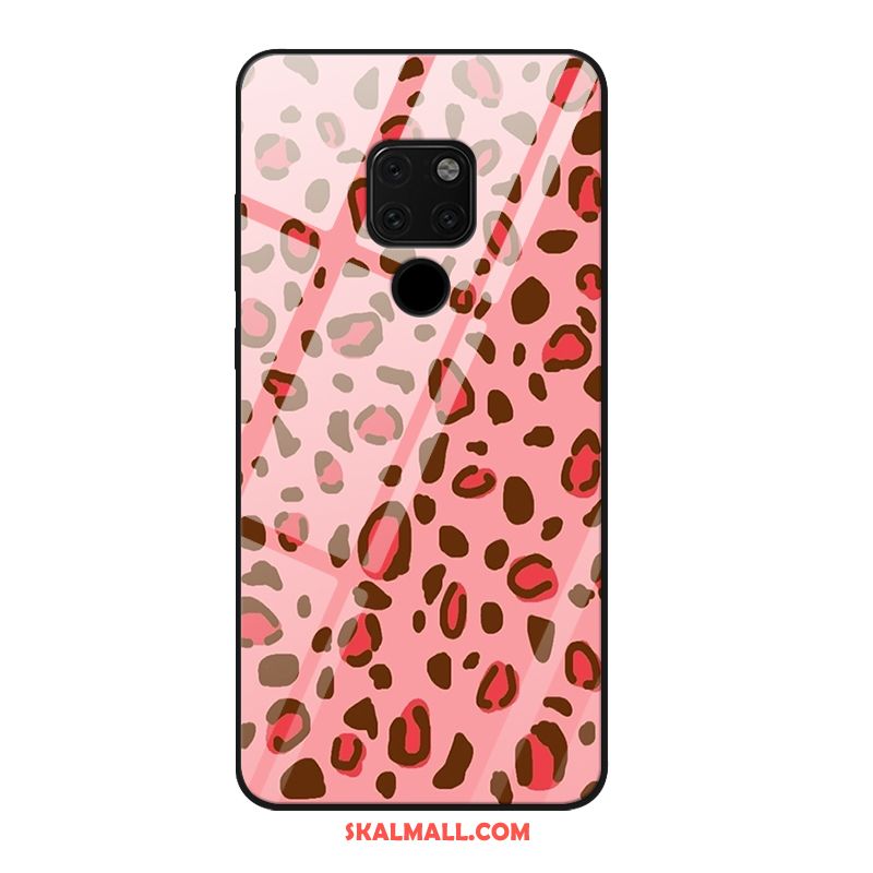 Huawei Mate 20 X Skal Trend Purpur Leopard Net Red Anpassa Till Salu