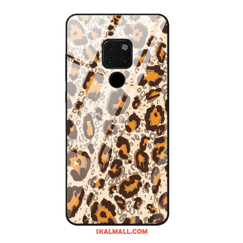 Huawei Mate 20 X Skal Trend Purpur Leopard Net Red Anpassa Till Salu