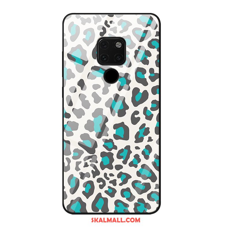 Huawei Mate 20 X Skal Trend Purpur Leopard Net Red Anpassa Till Salu