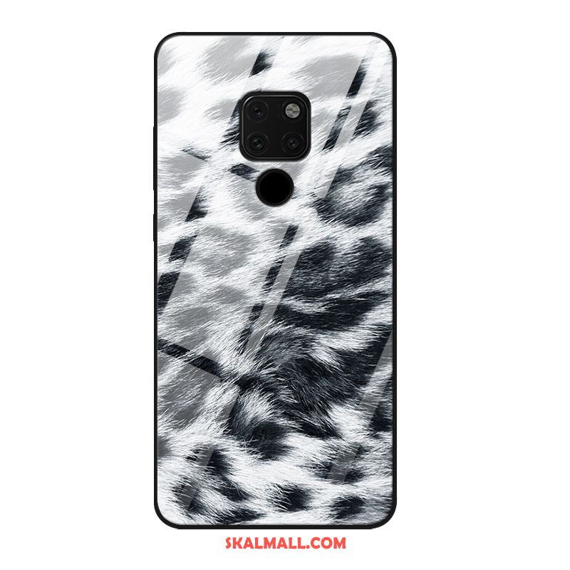 Huawei Mate 20 X Skal Trend Purpur Leopard Net Red Anpassa Till Salu