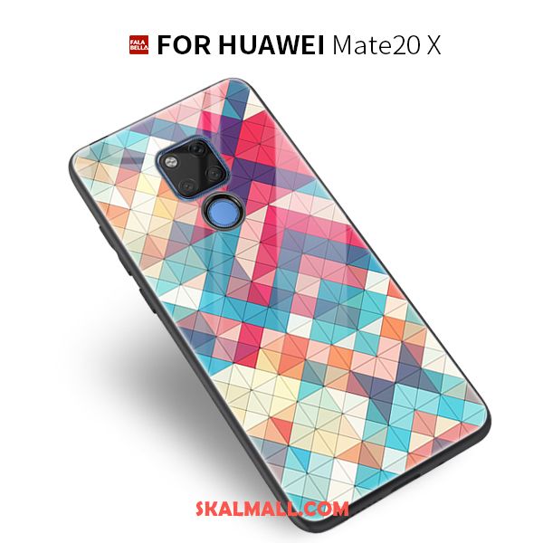 Huawei Mate 20 X Skal Trend Varumärke Hängsmycken Ny Glas Tillbehör Fodral Billiga