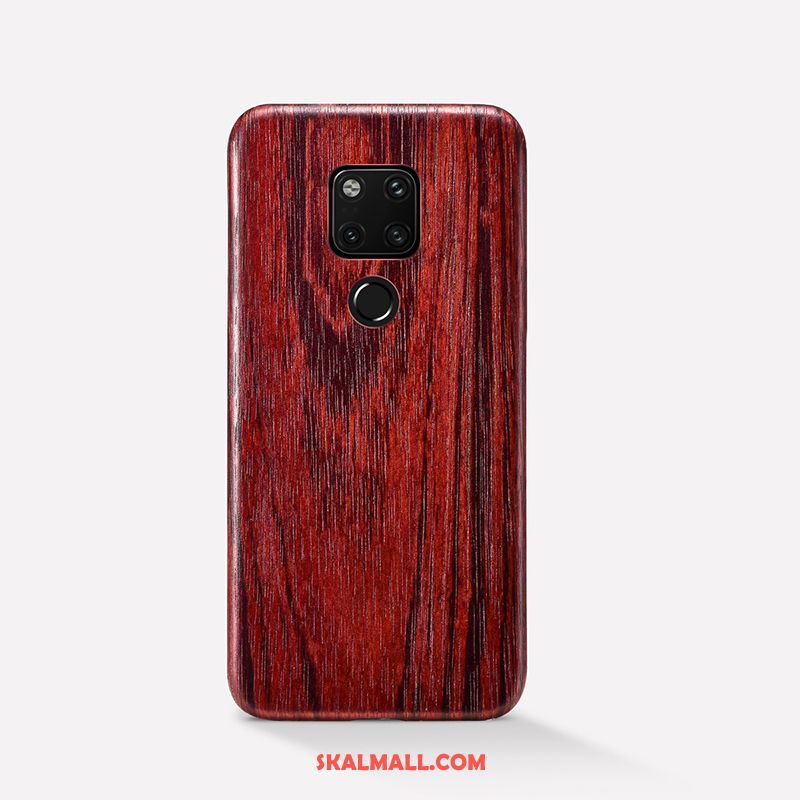 Huawei Mate 20 X Skal Trä Mobil Telefon Ny Wood Nubuck Fodral Billigt