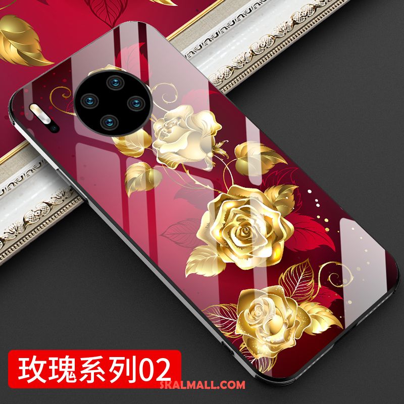 Huawei Mate 30 Pro Skal All Inclusive Trend Varumärke Glas Fallskydd Spegel Rea