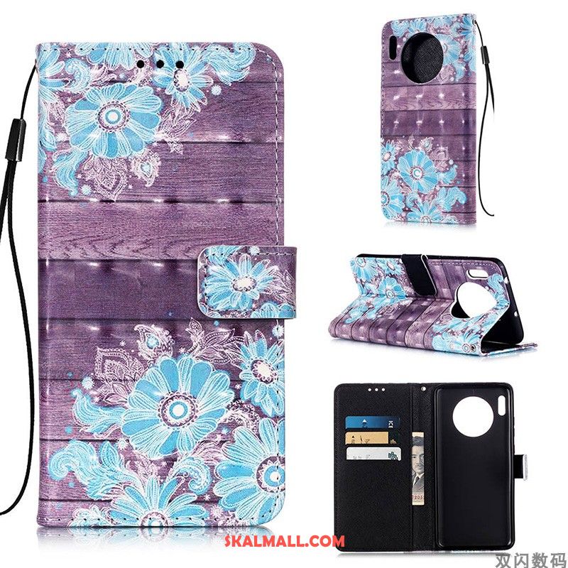 Huawei Mate 30 Pro Skal Fallskydd Clamshell All Inclusive Läderfodral Vit Fodral Rea