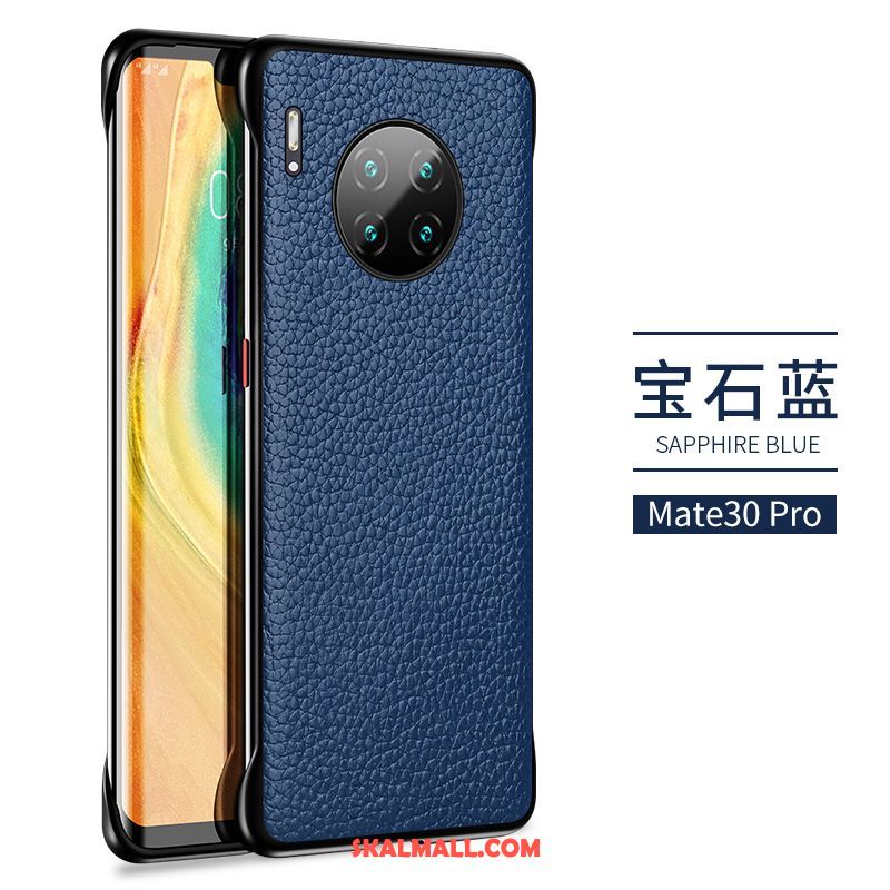 Huawei Mate 30 Pro Skal Frame Fallskydd Äkta Läder Trend Kreativa På Rea