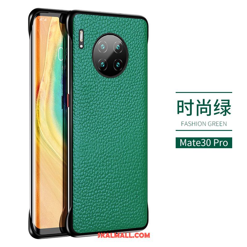 Huawei Mate 30 Pro Skal Frame Fallskydd Äkta Läder Trend Kreativa På Rea