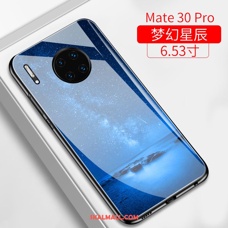 Huawei Mate 30 Pro Skal Personlighet Fallskydd Grön Net Red Hård Fodral Rea