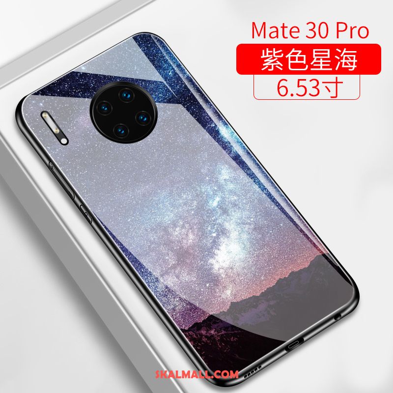 Huawei Mate 30 Pro Skal Personlighet Fallskydd Grön Net Red Hård Fodral Rea