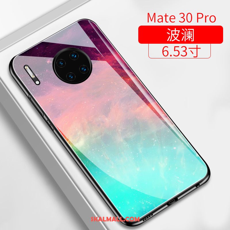 Huawei Mate 30 Pro Skal Personlighet Fallskydd Grön Net Red Hård Fodral Rea