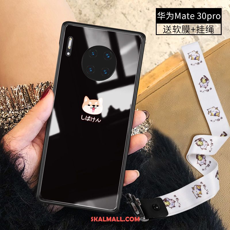 Huawei Mate 30 Pro Skal Silikon Mobil Telefon Trend Vacker Glas Fodral Butik