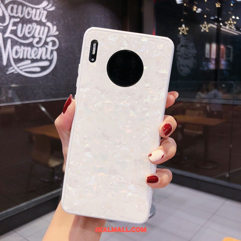 Huawei Mate 30 Skal Glas Kreativa Fallskydd Personlighet Röd Online