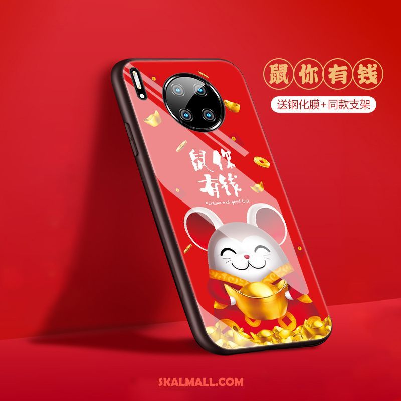 Huawei Mate 30 Skal Kinesisk Stil Ny Katt Mobil Telefon Rikedom Rabatt
