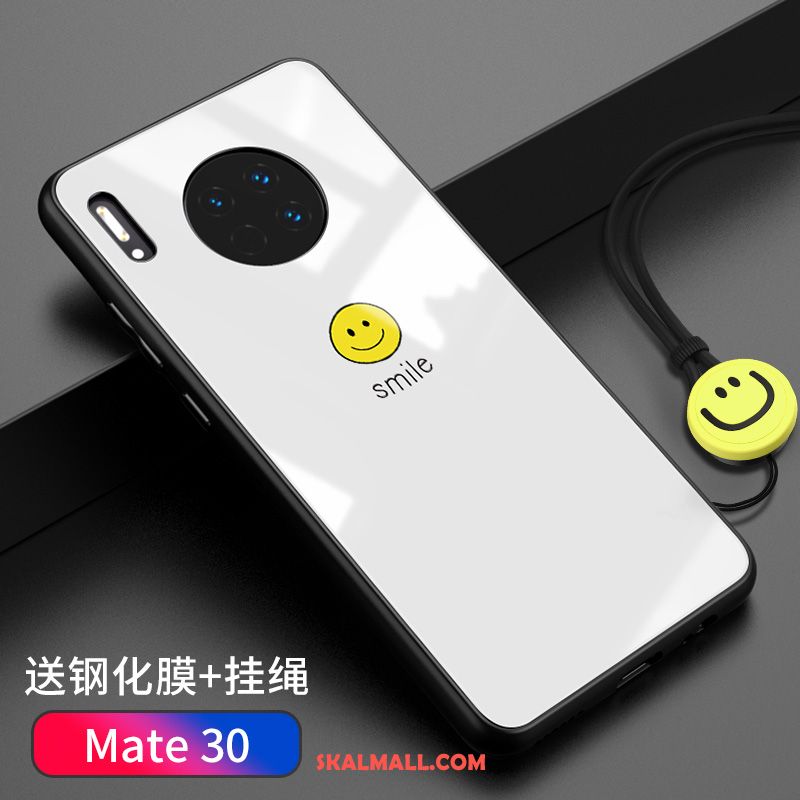 Huawei Mate 30 Skal Slim Personlighet Kreativa Vit Frame Köpa