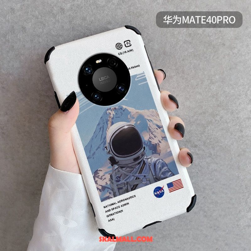 Huawei Mate 40 Pro Skal Kreativa Lättnad Skydd Silke Läder Billigt