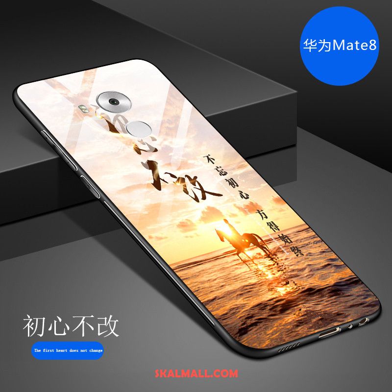 Huawei Mate 8 Skal Fallskydd Härdat Glas Mjuk Spegel Personlighet Billigt