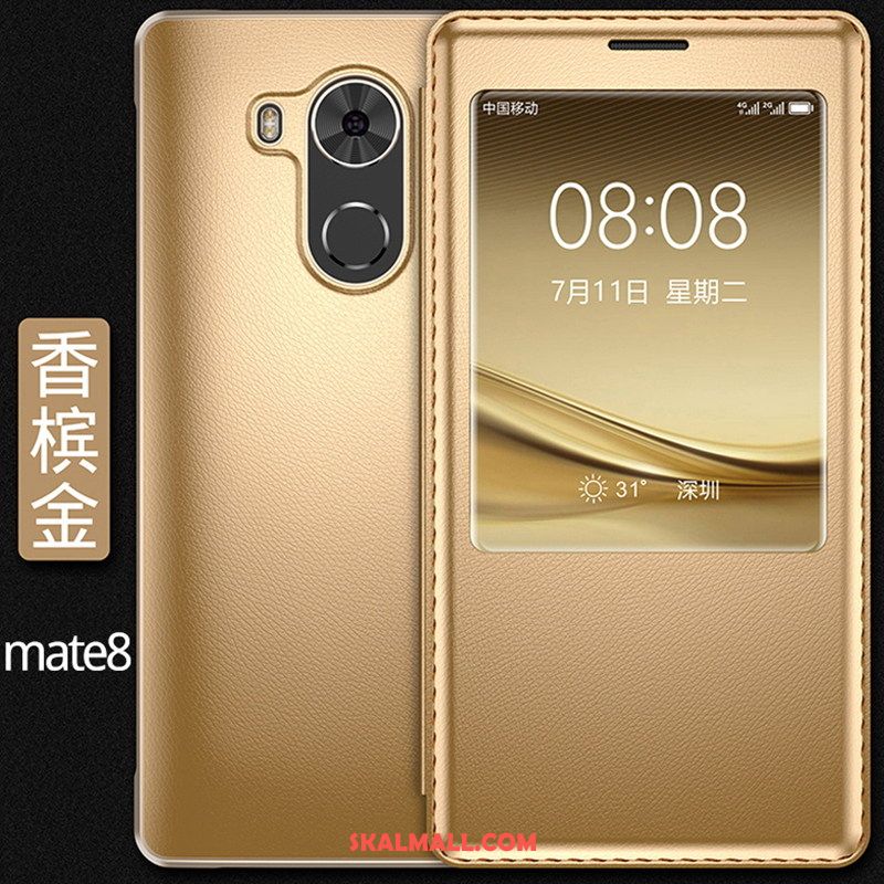 Huawei Mate 8 Skal Silikon Täcka Fallskydd Trend Guld Billigt