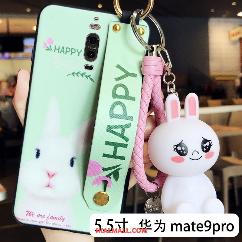 Huawei Mate 9 Pro Skal All Inclusive Nubuck Personlighet Silikon Hängande Nacke Billigt
