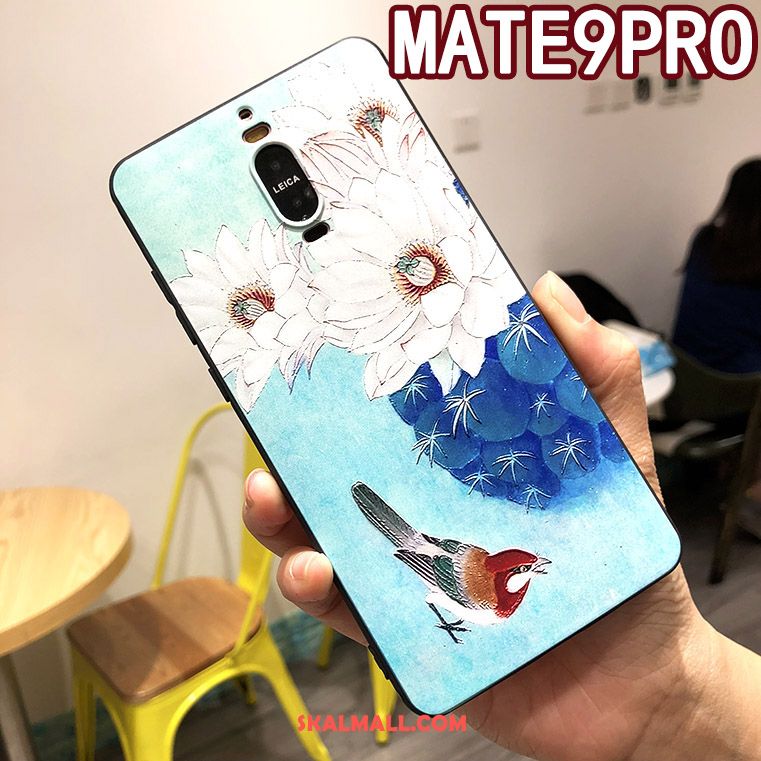Huawei Mate 9 Pro Skal Mjuk Blå Trend Hängsmycken Skydd Rea