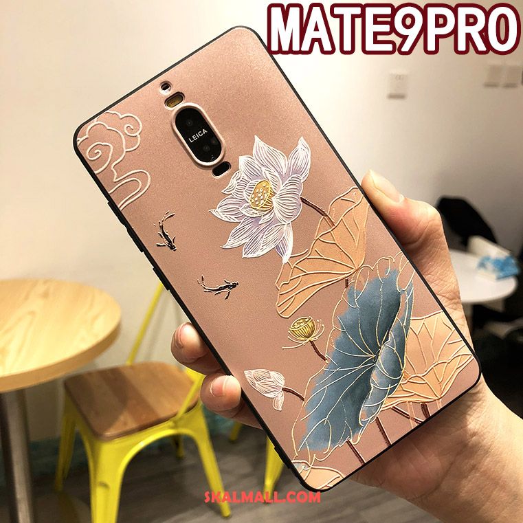 Huawei Mate 9 Pro Skal Mjuk Blå Trend Hängsmycken Skydd Rea