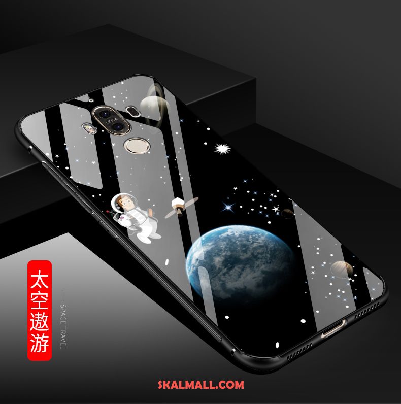 Huawei Mate 9 Skal Glas Mobil Telefon Blå Billigt