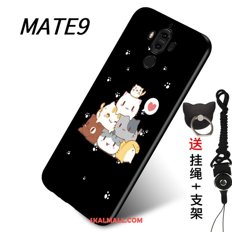 Huawei Mate 9 Skal Hängsmycken Support Svart Mobil Telefon Mjuk Fodral Köpa