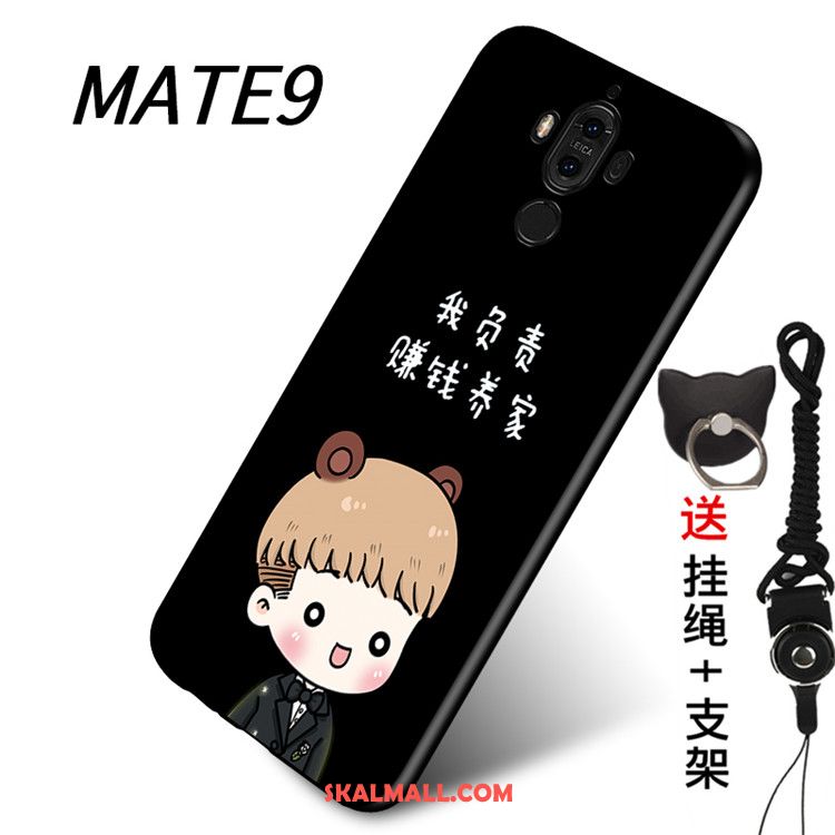 Huawei Mate 9 Skal Hängsmycken Support Svart Mobil Telefon Mjuk Fodral Köpa