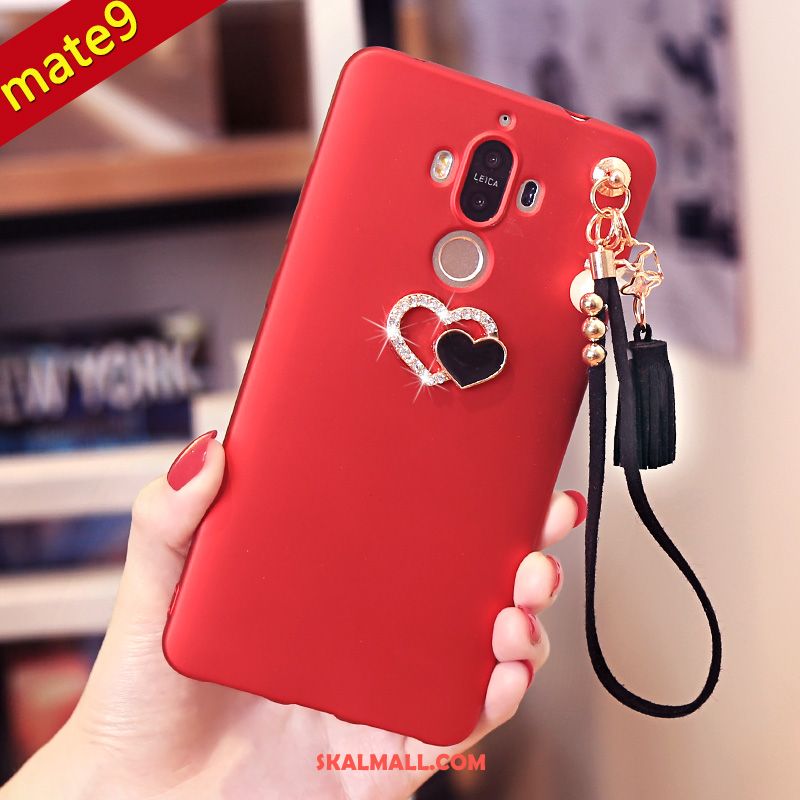 Huawei Mate 9 Skal Skydd Mobil Telefon Röd Hemming Mjuk Online