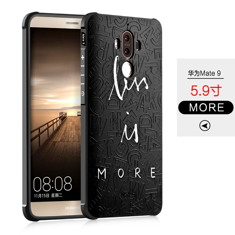 Huawei Mate 9 Skal Skydd Silikon Fallskydd Nubuck Lättnad Köpa