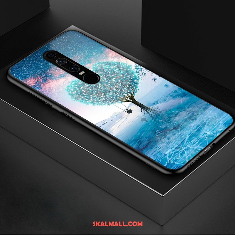 Huawei Mate Rs Skal All Inclusive Skydd Trend Glas Blå Fodral Billig