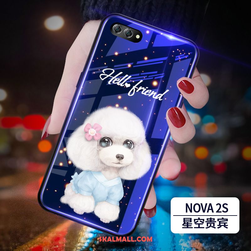 Huawei Nova 2s Skal Blå Fallskydd Net Red Mobil Telefon Trend Varumärke På Nätet