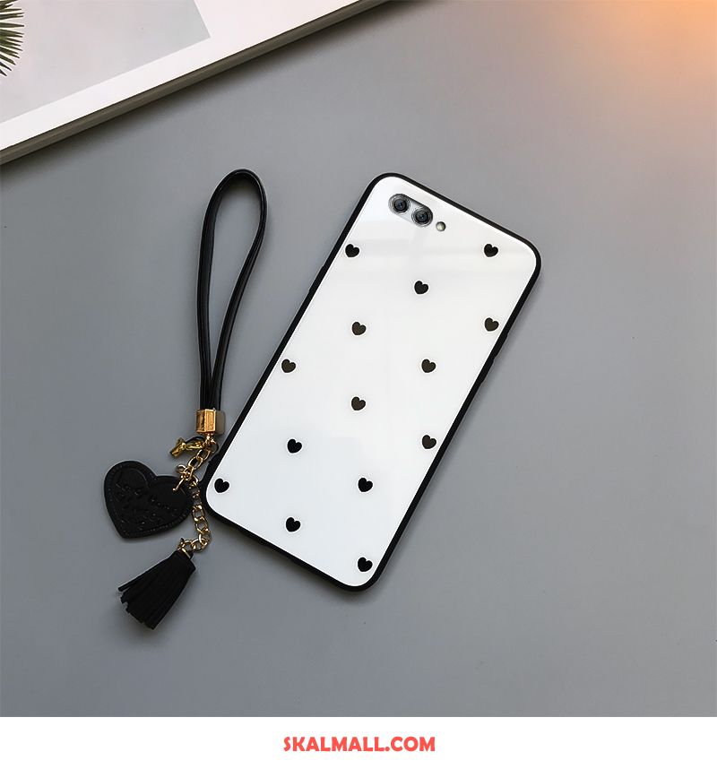 Huawei Nova 2s Skal Enkel Svart Polka Dot Mobil Telefon Med Tofs Fodral Billigt