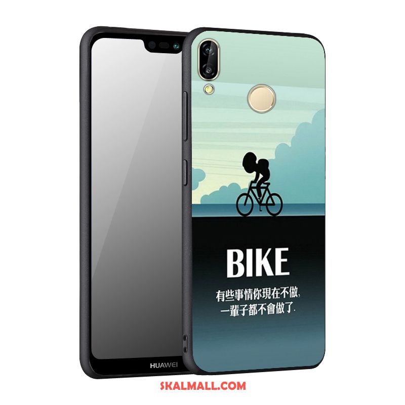 Huawei Nova 3 Skal Blå Skydd Fallskydd Mobil Telefon Nubuck Fodral Butik