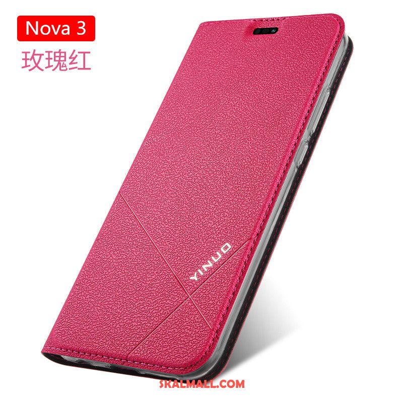 Huawei Nova 3 Skal Fallskydd Silikon Mjuk Clamshell Svart Butik