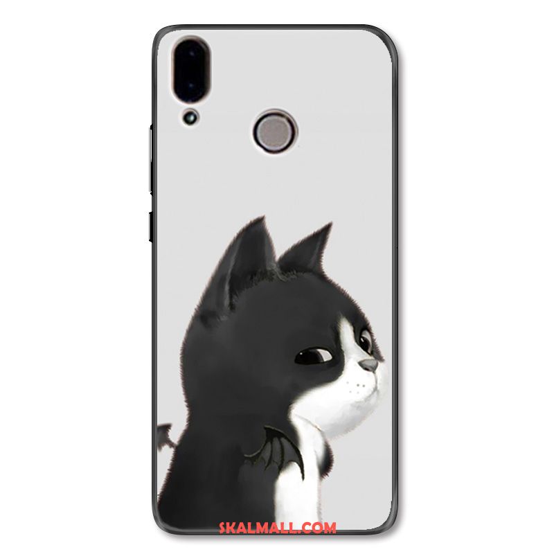 Huawei Nova 3 Skal Katt Tecknat Nubuck Skydd Vacker Billiga