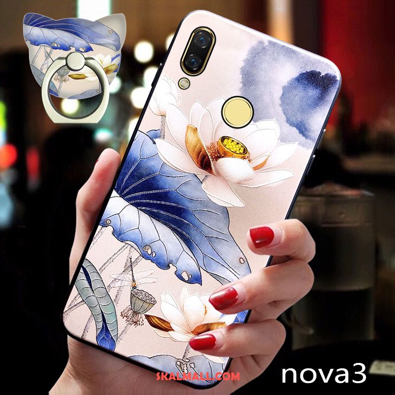 Huawei Nova 3 Skal Kinesisk Stil Personlighet Blå All Inclusive Support Online