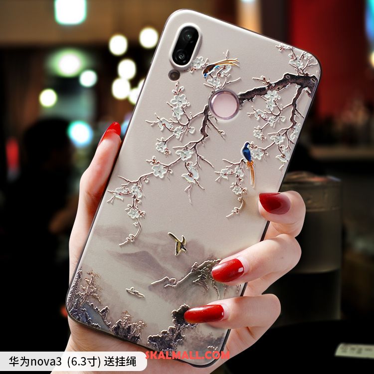 Huawei Nova 3 Skal Mjuk Nubuck Ny Skydd Mobil Telefon Billiga