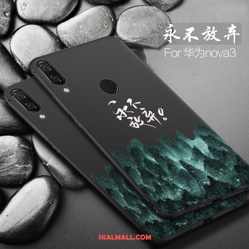 Huawei Nova 3 Skal Purpur All Inclusive Liten Tecknat Mobil Telefon Rea